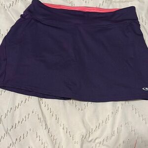 Champion Women's Purple and Pink Mini Skirt